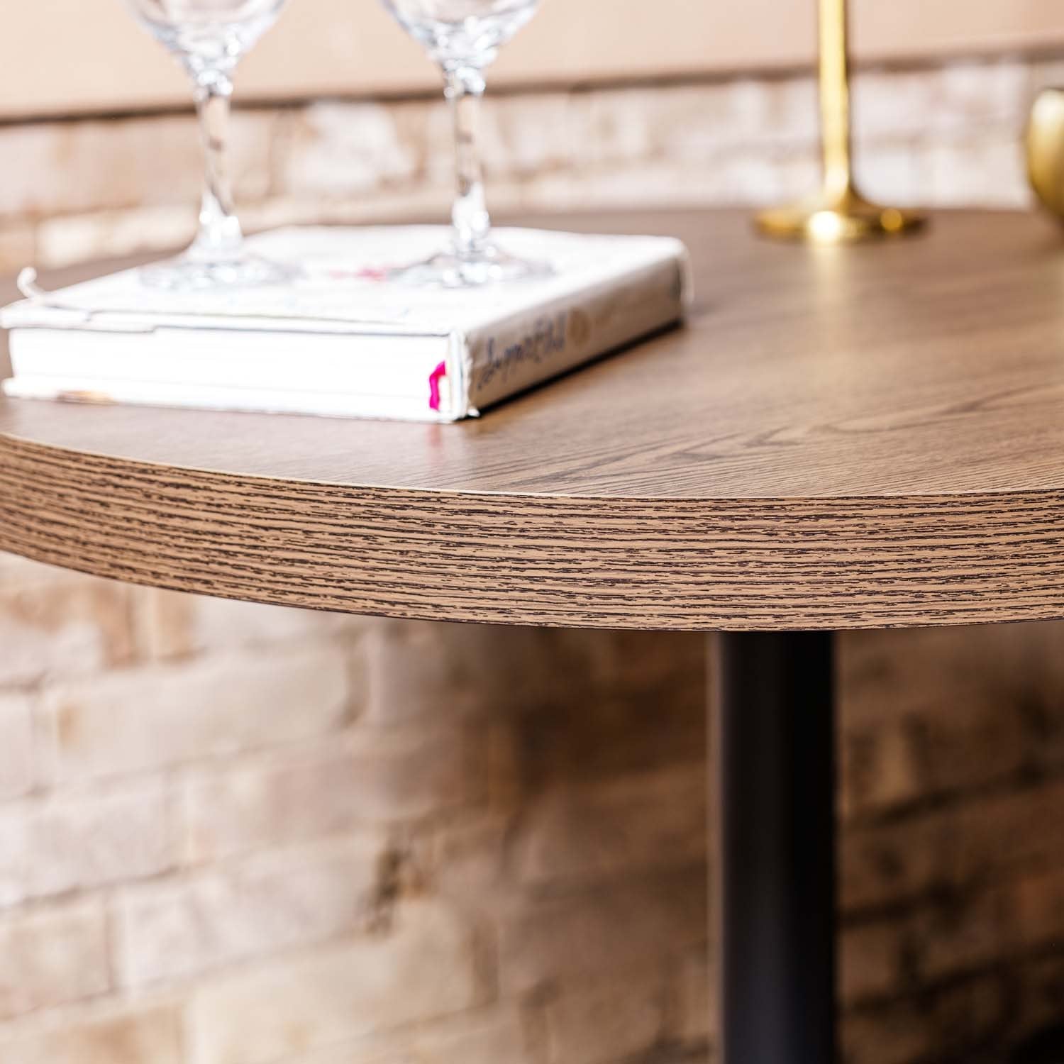 Jupiter Dark Oak Bar Table