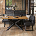 Jupiter Smoked Oak Dining Table 150cm