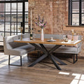 Jupiter Smoked Oak Dining Table 180cm