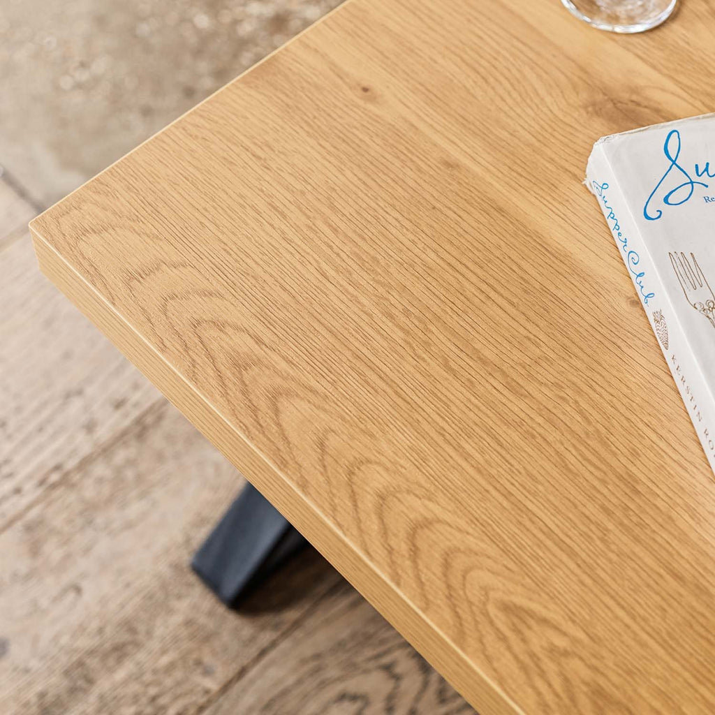Jupiter Smoked Oak Lamp Table