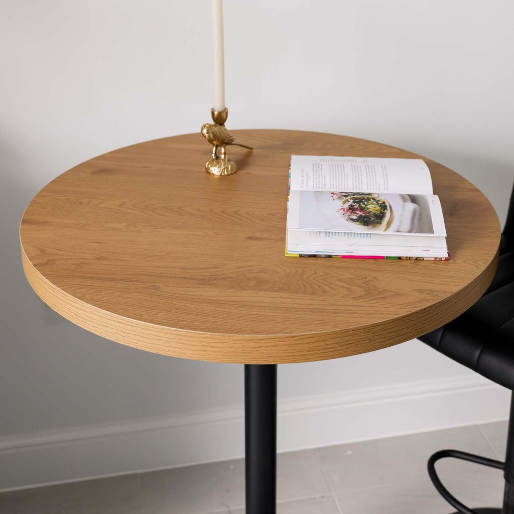 Jupiter Smoked Oak Bar Table