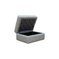 G Plan Seattle Storage Footstool with Show Wood