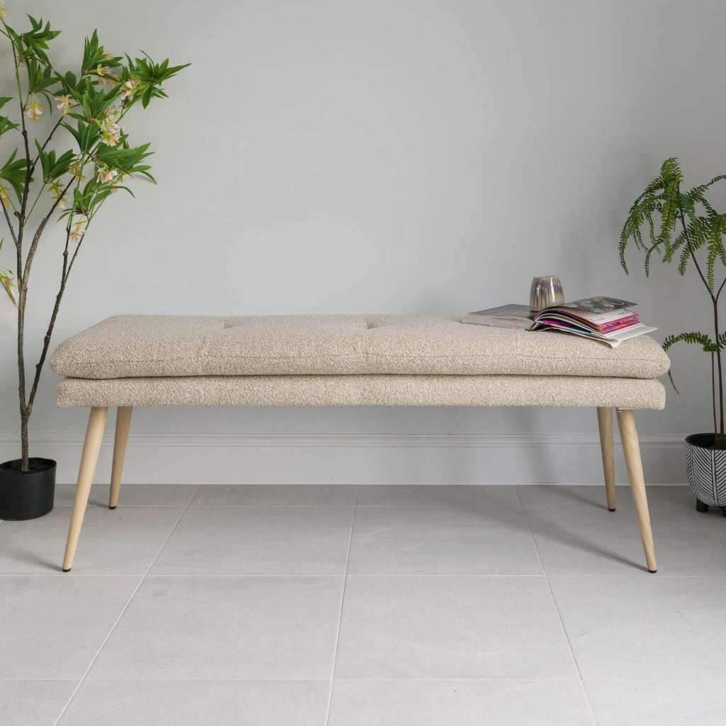 Sloane Flat Bench 140cm Cloud