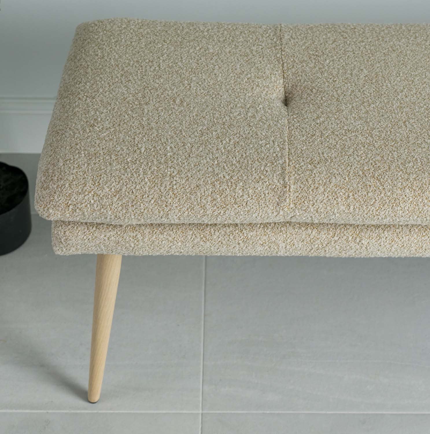 Sloane Flat Bench 140cm Cloud
