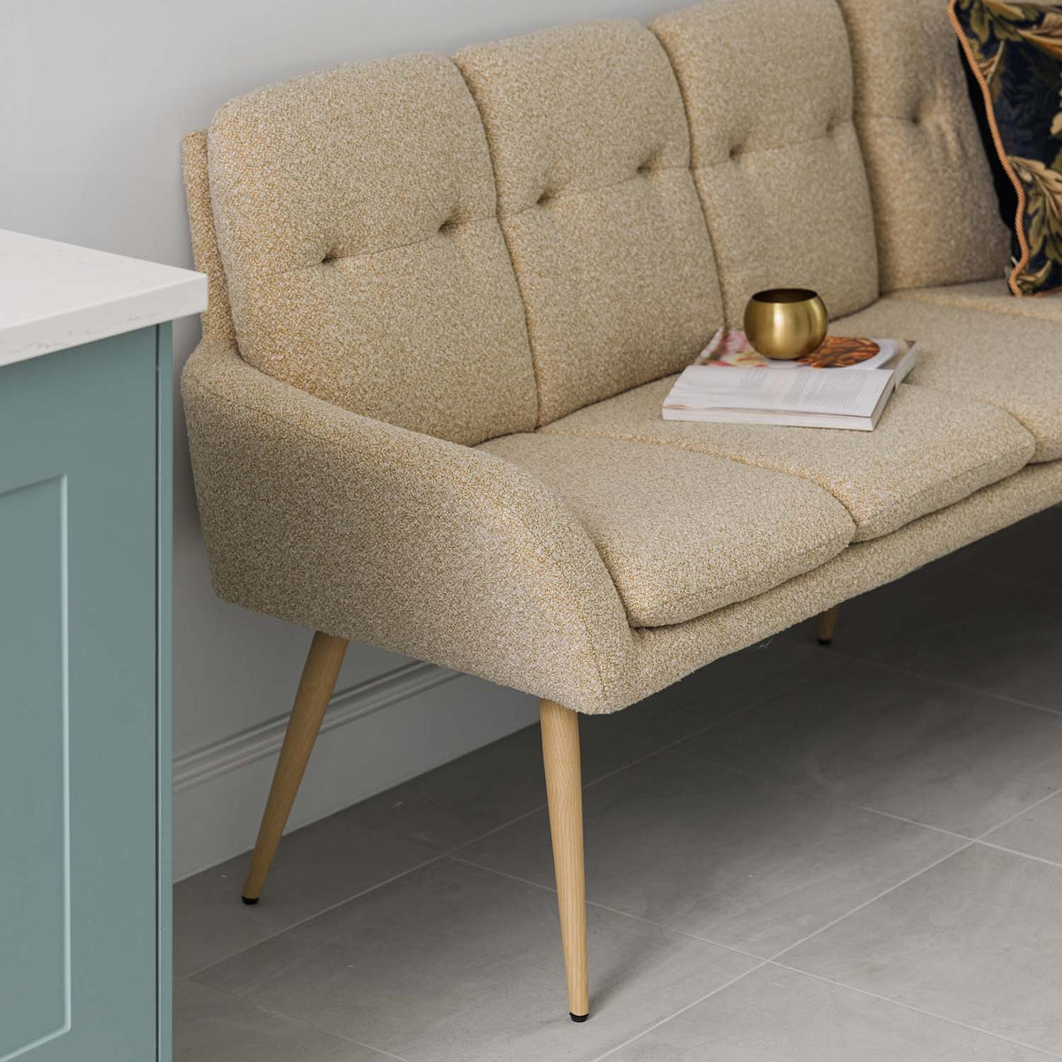 Sloane Corner Bench Cloud