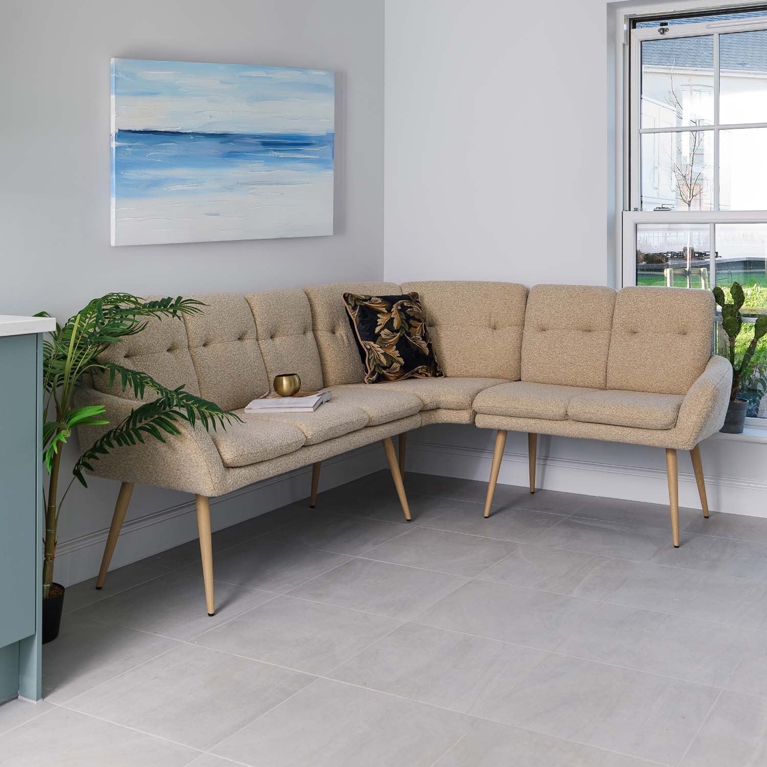 Sloane Corner Bench Cloud