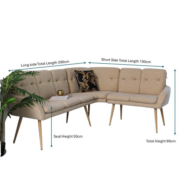 Sloane Corner Bench Cloud