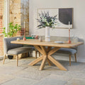 Fairmile 200cm Dining Table with Fairmile Corner Bench - RHF
