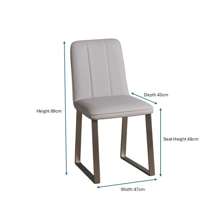 Neptune Dining Chair - Misty (Set of 2)