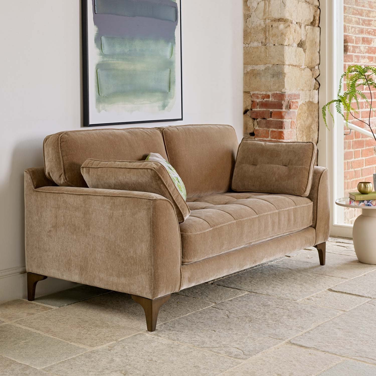 Hartpury 2 Seater Sofa in Taupe
