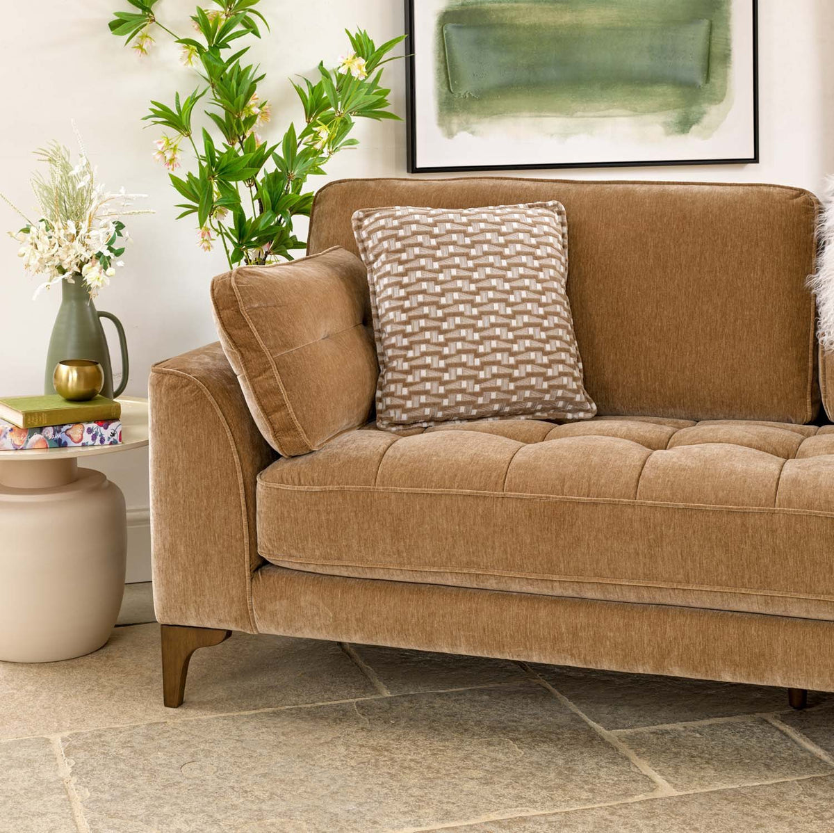 Hartpury 3 Seater Sofa in Taupe