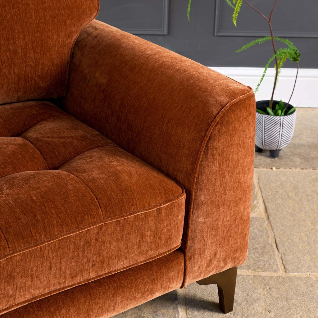 Hartpury Armchair in Rust