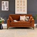 Hartpury 2 Seater Sofa in Rust