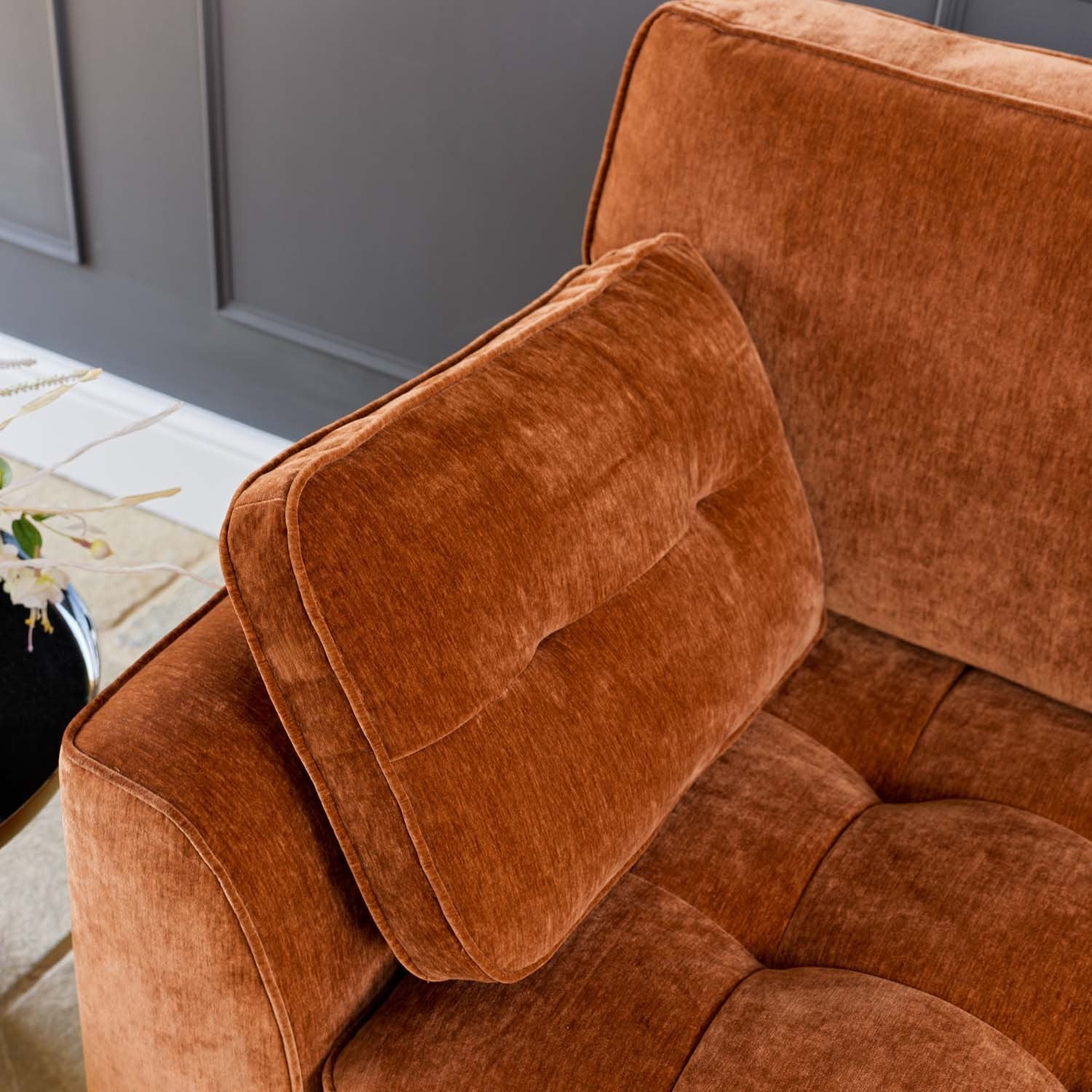 Hartpury 2 Seater Sofa in Rust