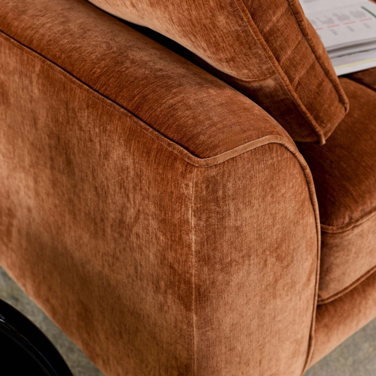 Hartpury 2 Seater Sofa in Rust