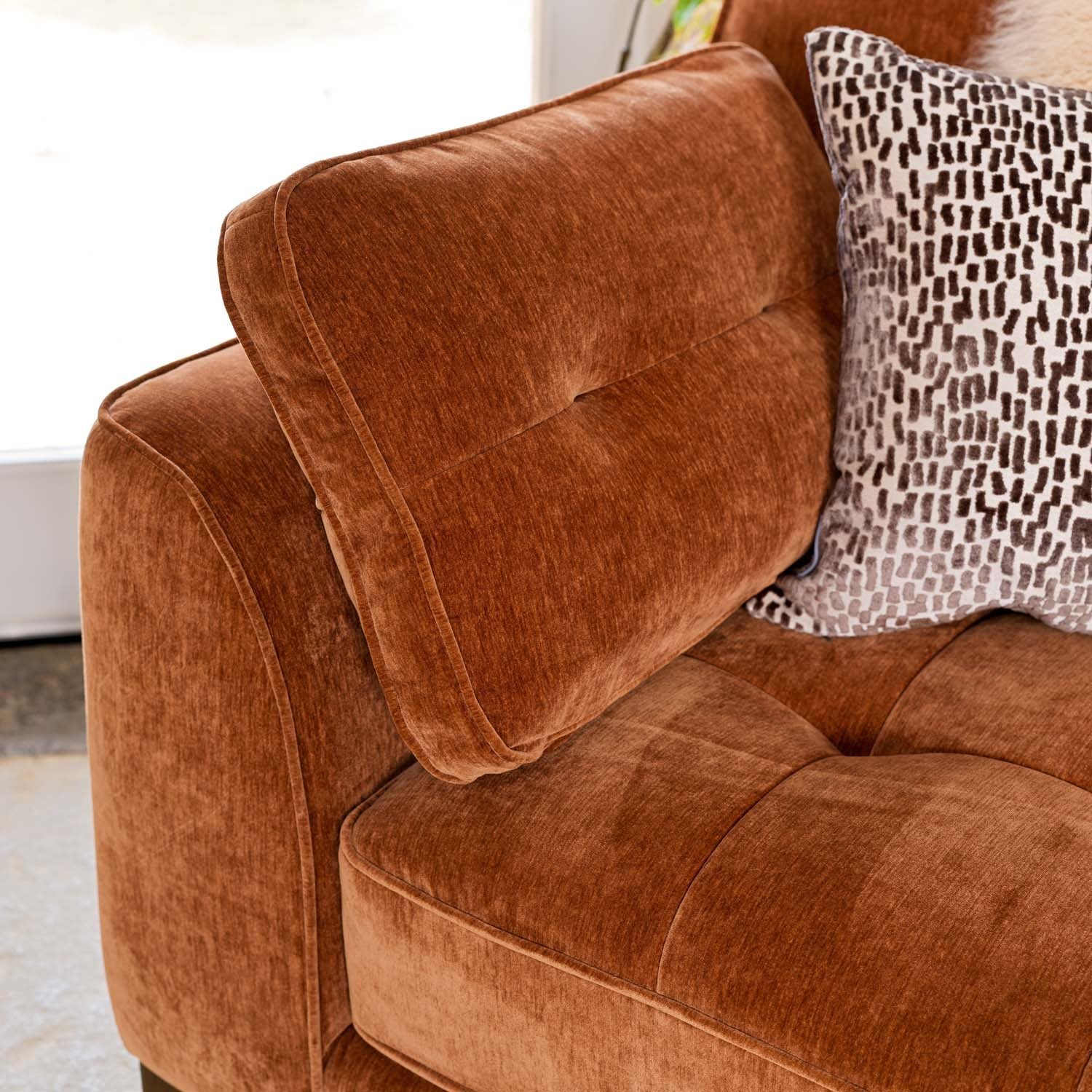 Hartpury 3 Seater Sofa in Rust