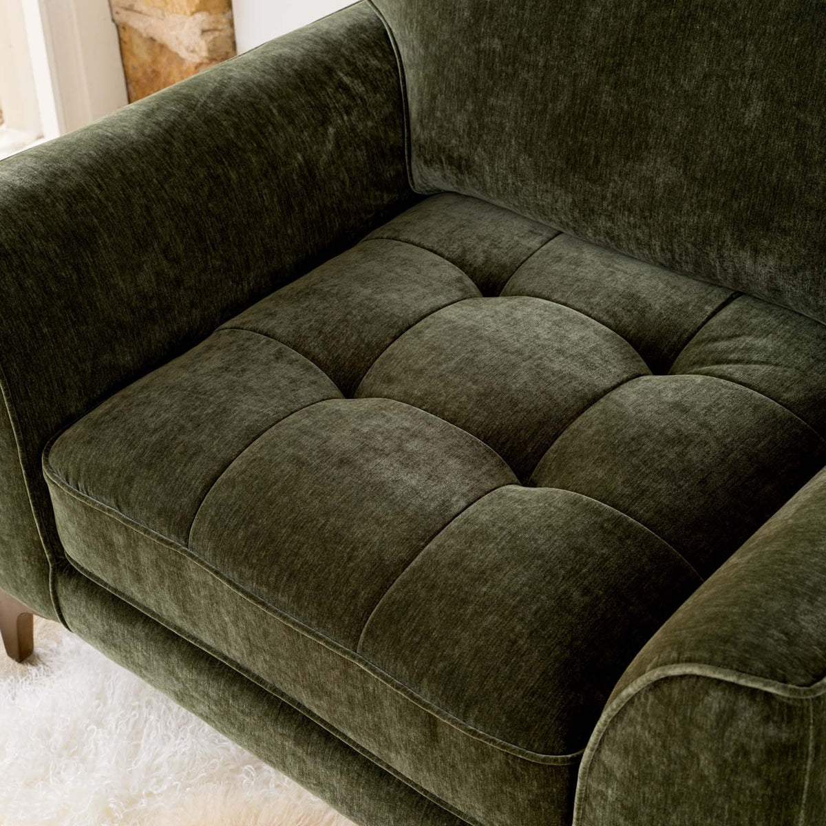Hartpury Armchair in Green