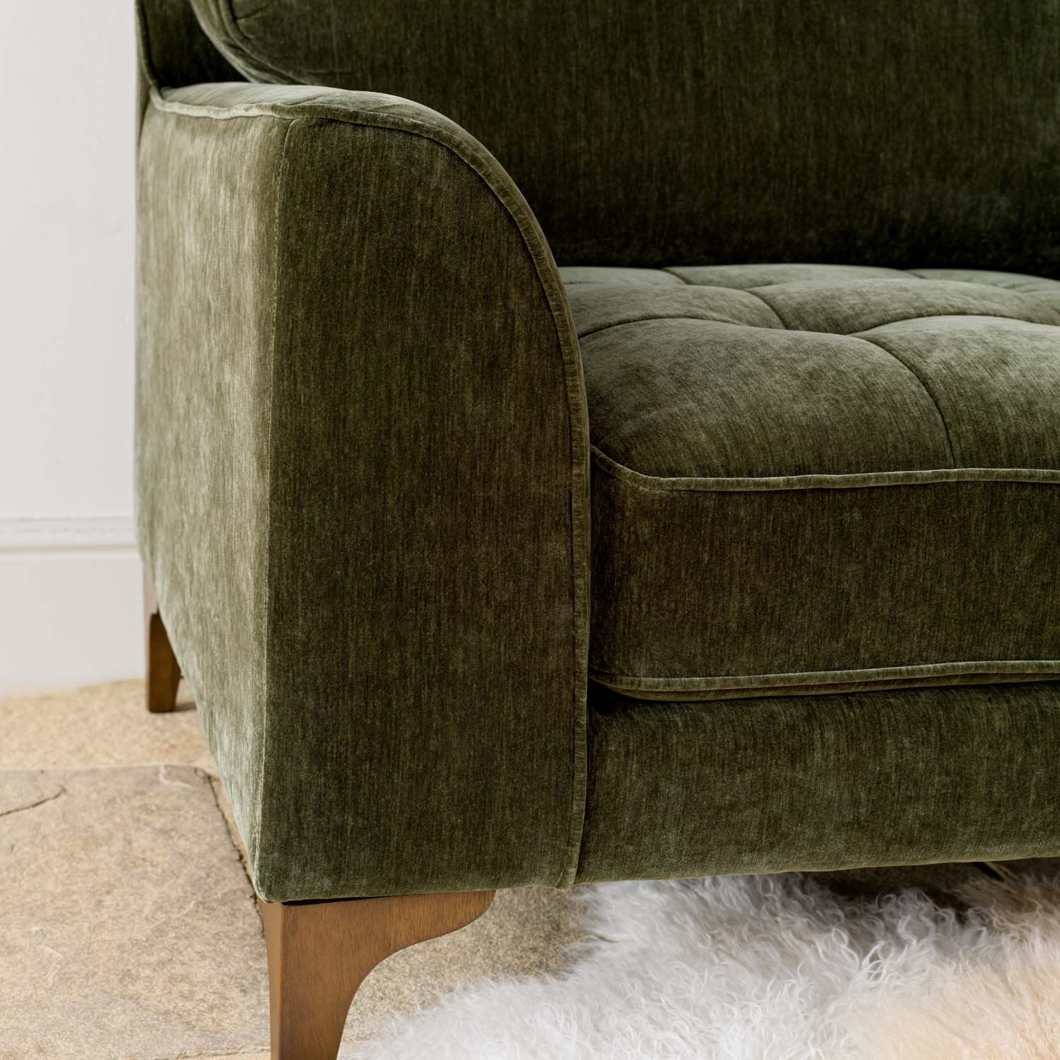 Hartpury Armchair in Green