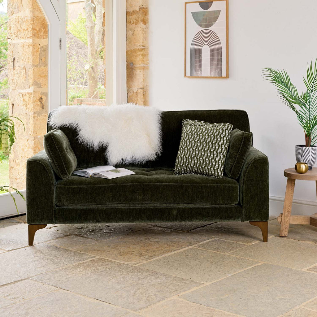 Hartpury 2 Seater Sofa in Green