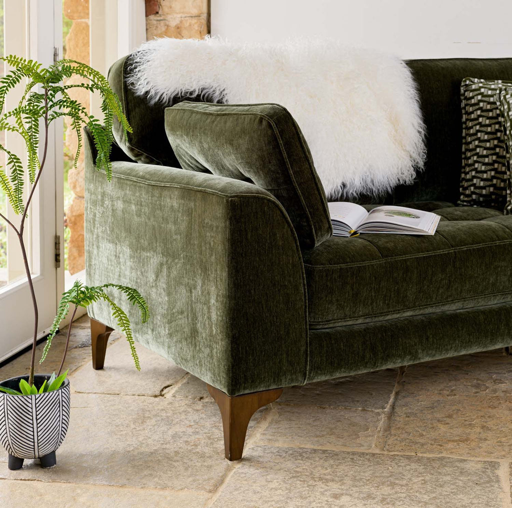 Hartpury 2 Seater Sofa in Green