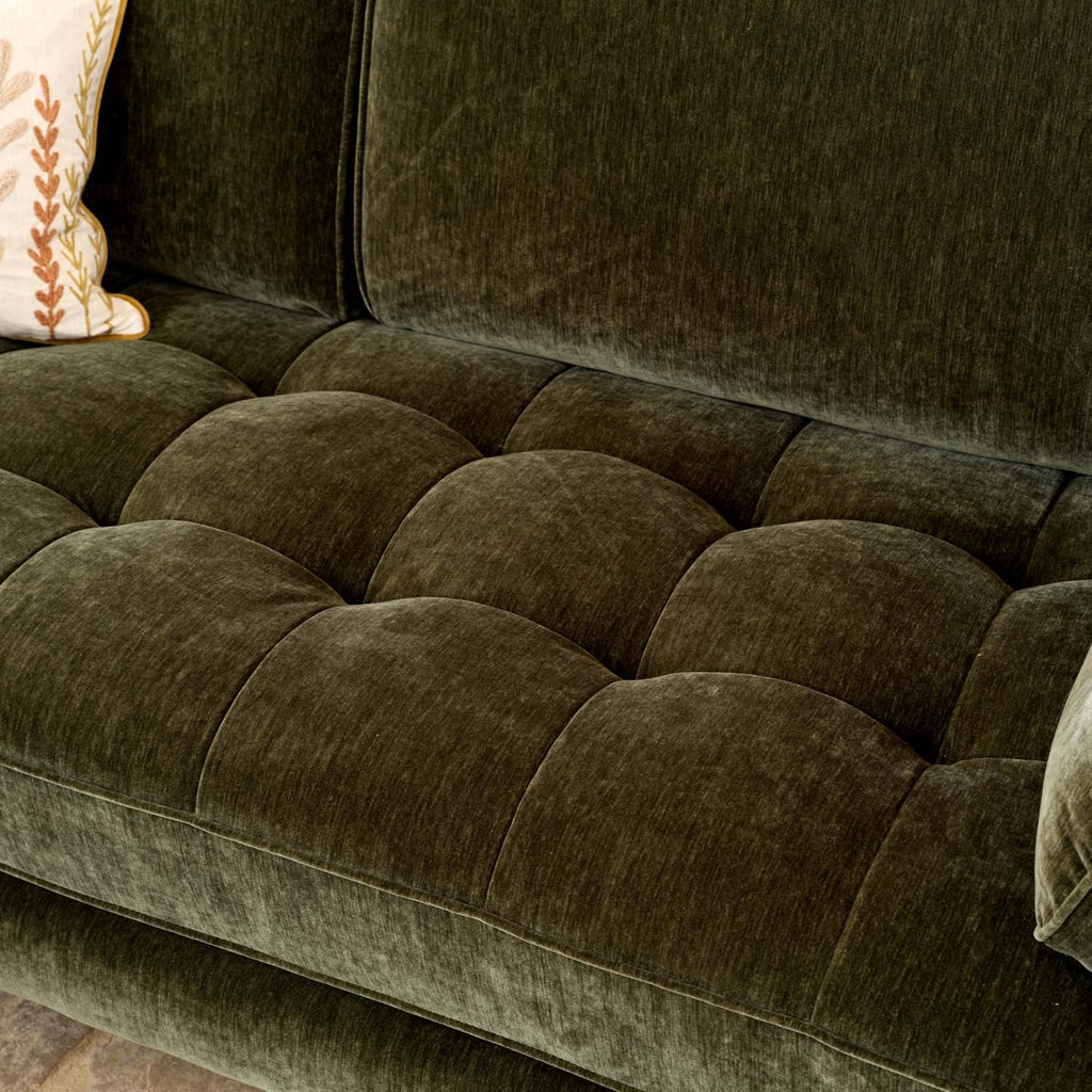 Hartpury 3 Seater Sofa in Green