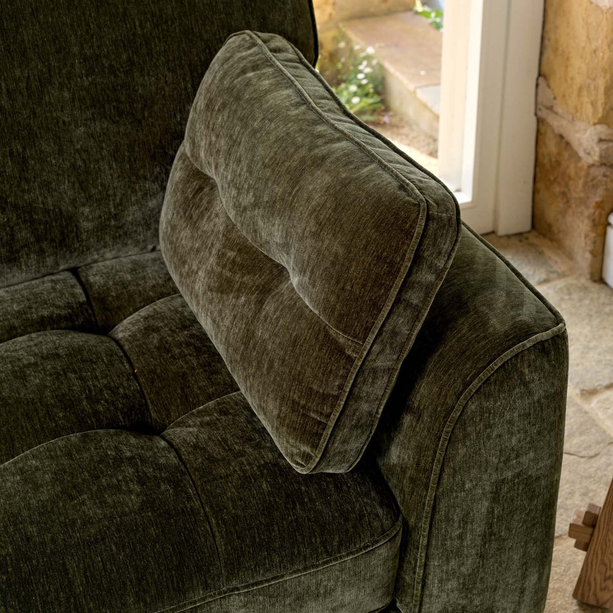 Hartpury 3 Seater Sofa in Green