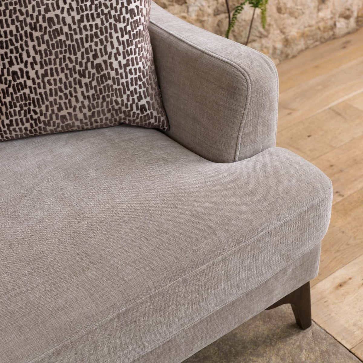 Willow 2 Seater with Left Hand Chaise in Mushroom