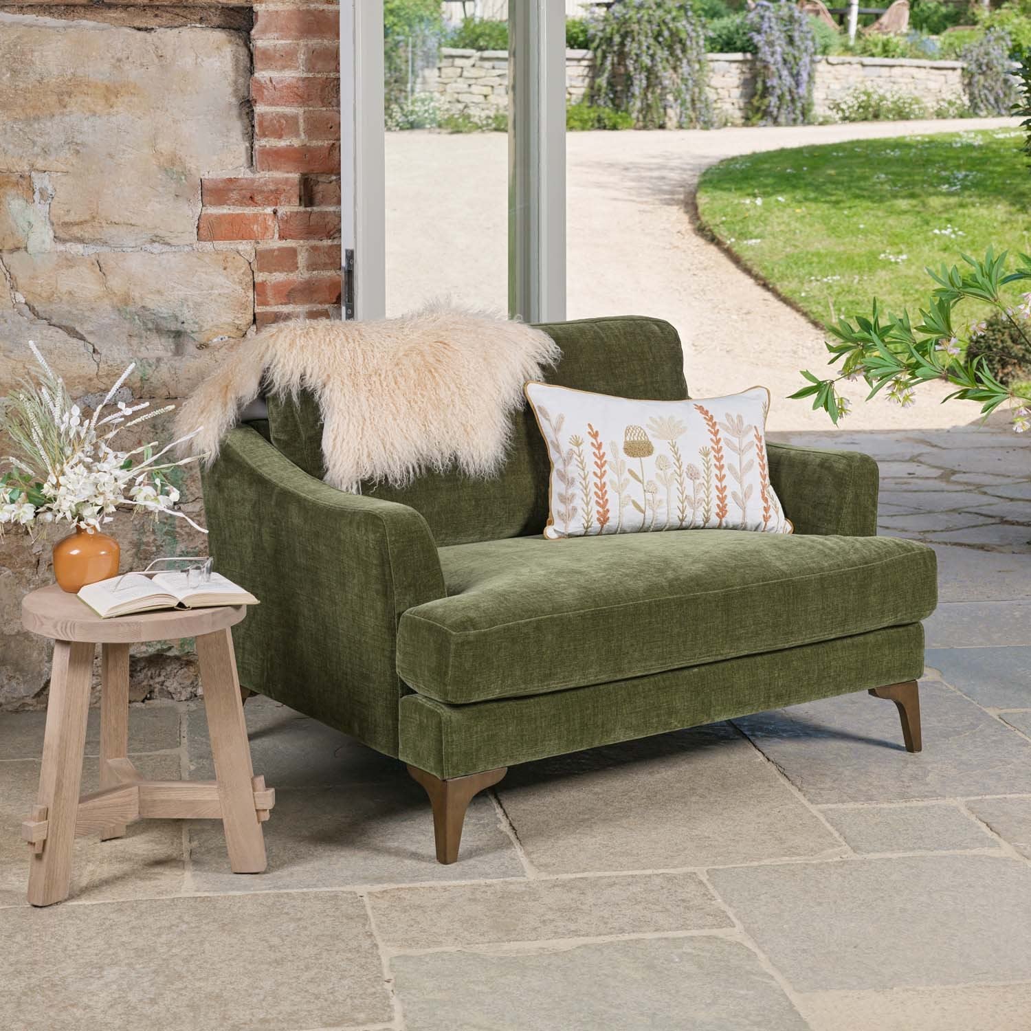 Willow Snuggler in Olive Green