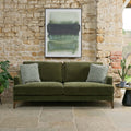 Willow 3 Seater Sofa in Olive Green