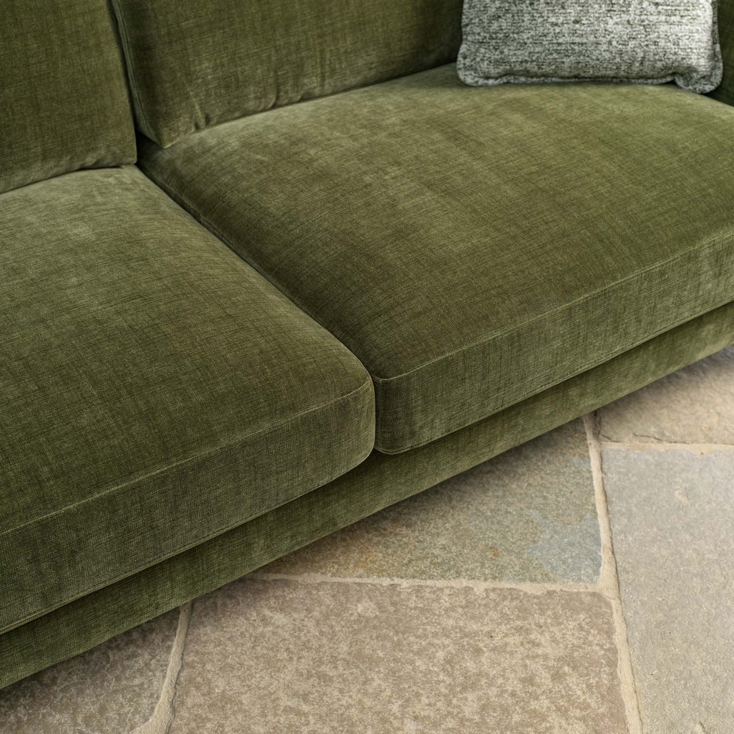 Willow 3 Seater Sofa in Olive Green