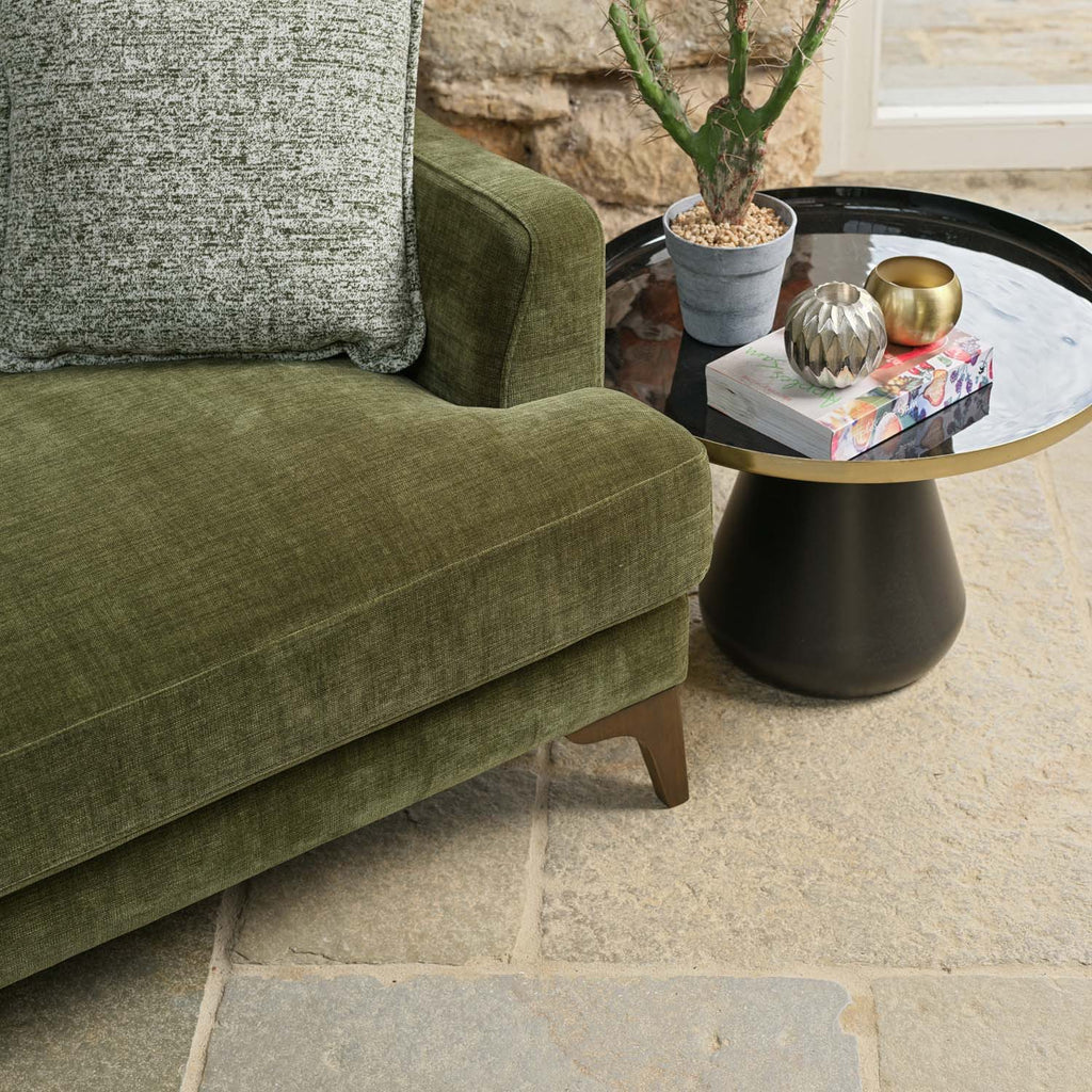 Willow 3 Seater Sofa in Olive Green