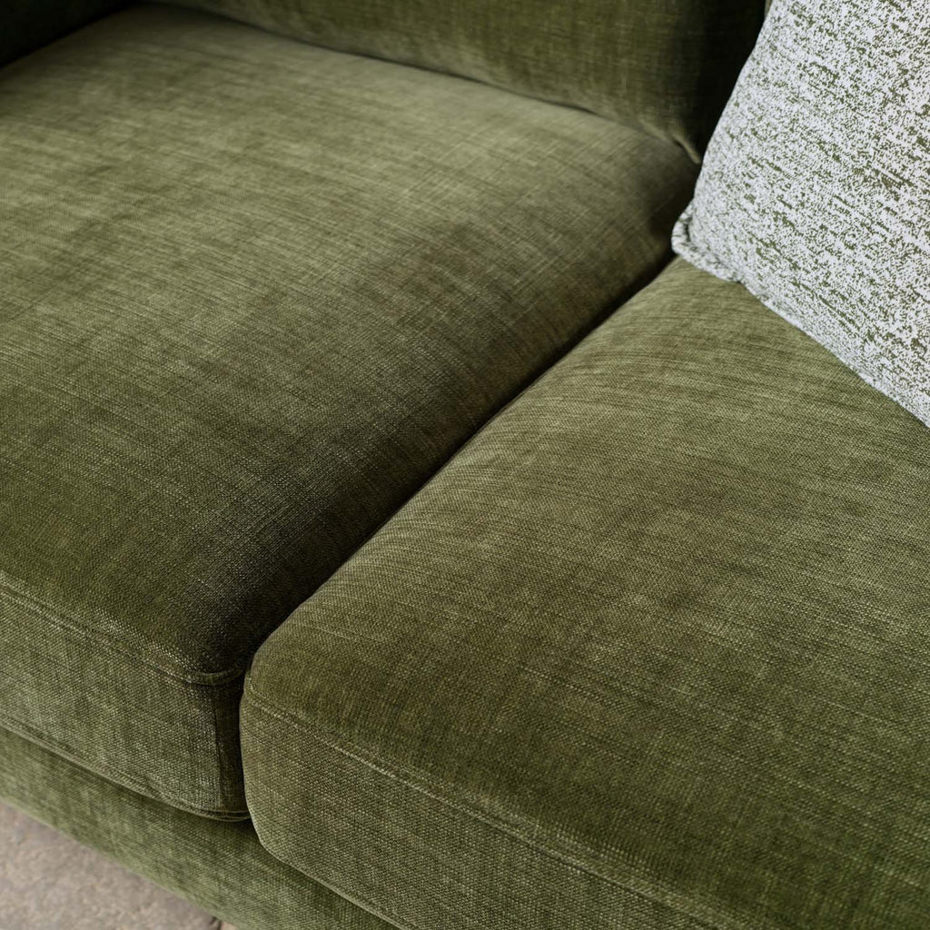 Willow 2 Seater Loveseat in Olive Green