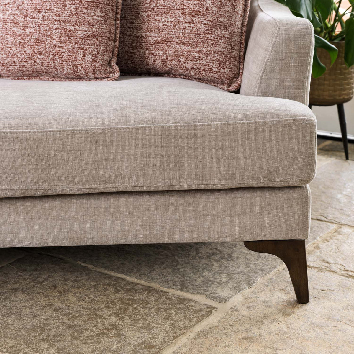 Willow 3 Seater Sofa in Mushroom