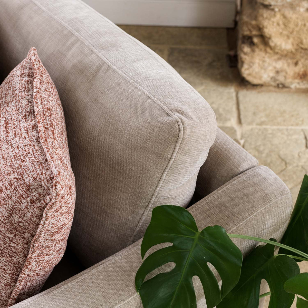 Willow 3 Seater Sofa in Mushroom
