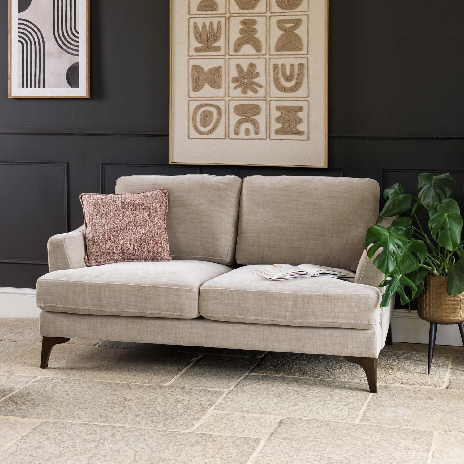 Willow 2 Seater Loveseat in Mushroom