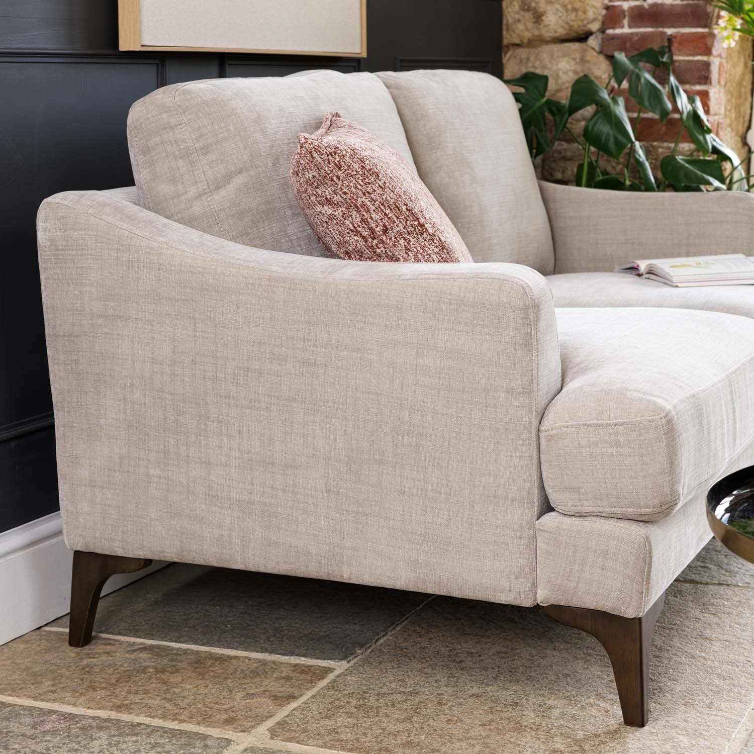 Willow 2 Seater Loveseat in Mushroom