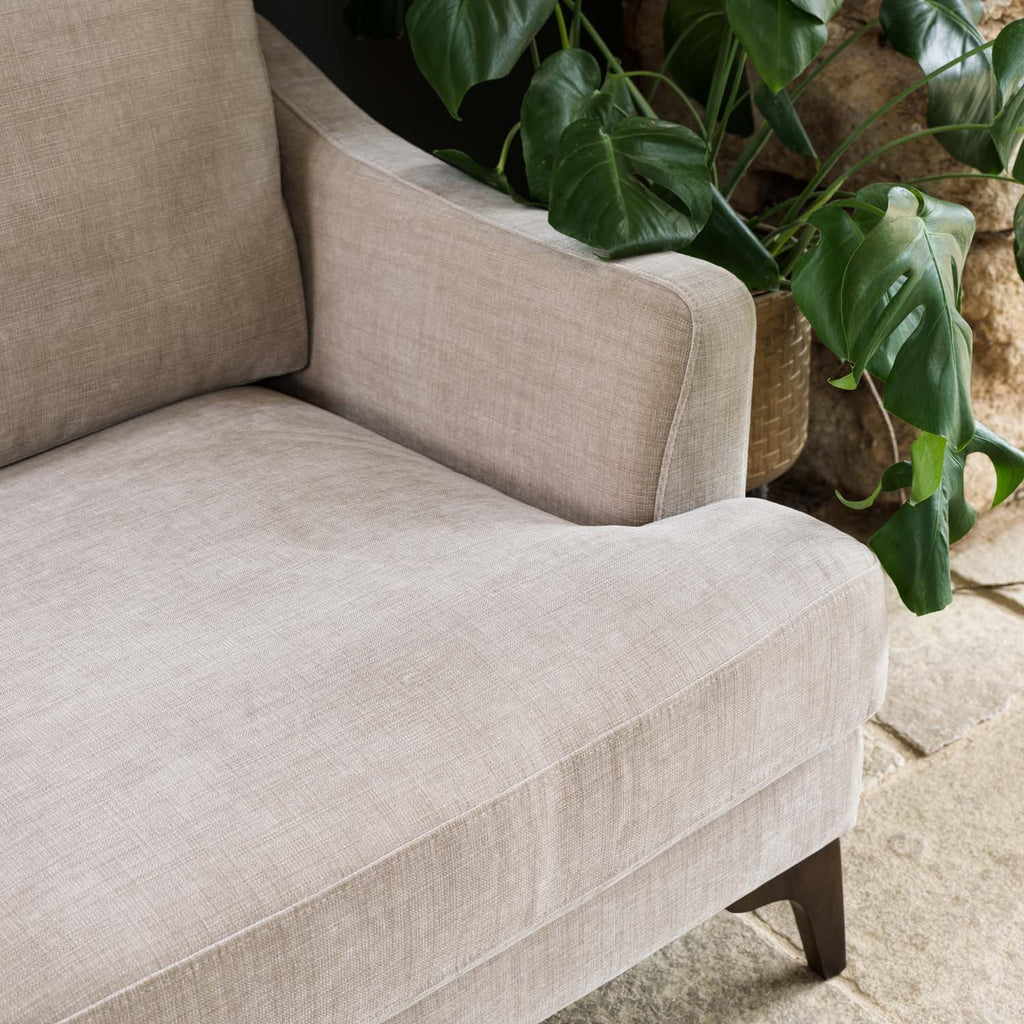 Willow 2 Seater Loveseat in Mushroom
