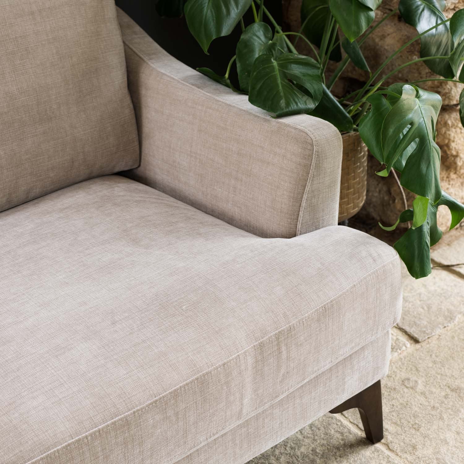 Willow 2 Seater Loveseat in Mushroom