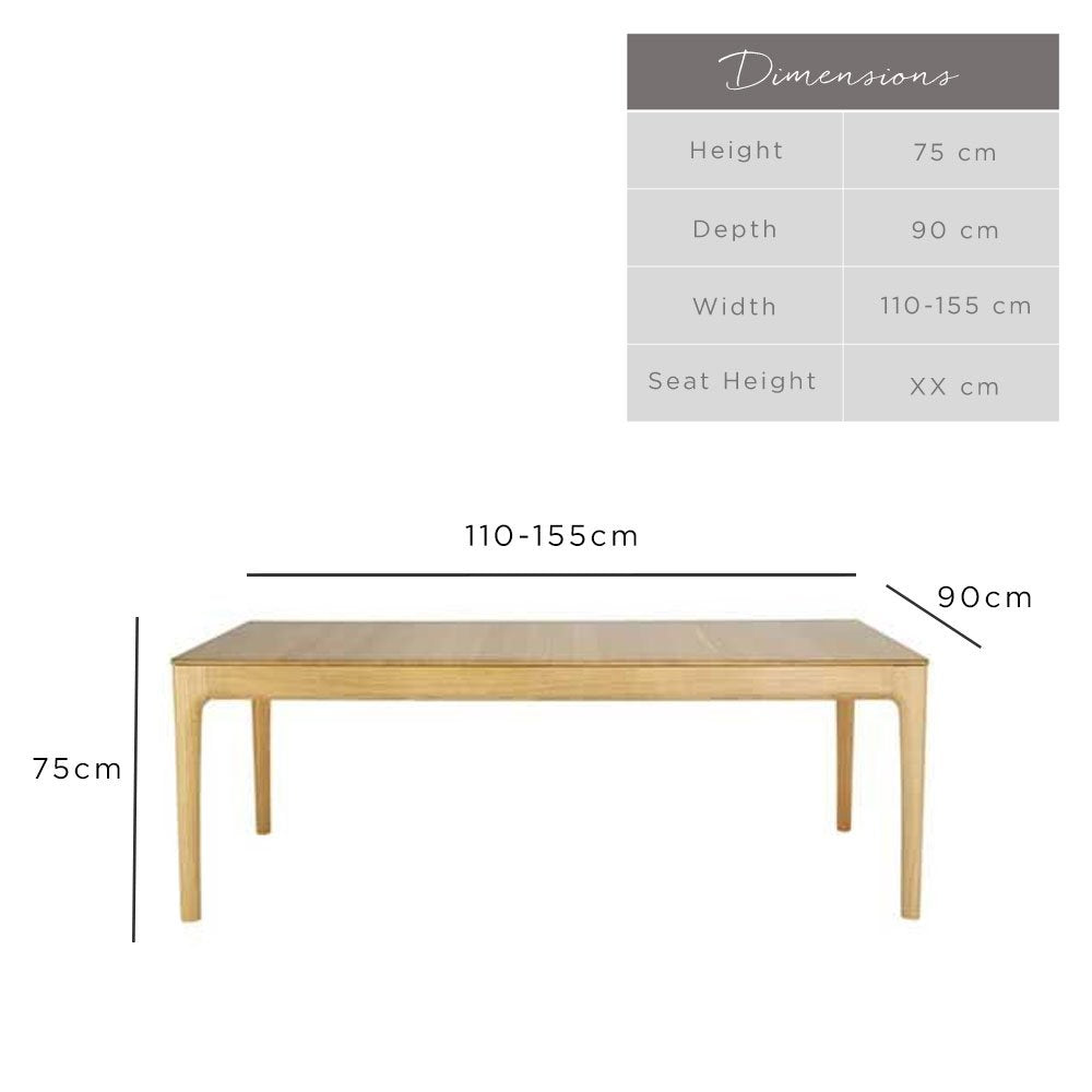 Ercol 2640/41/42 Romana Extending Dining Table