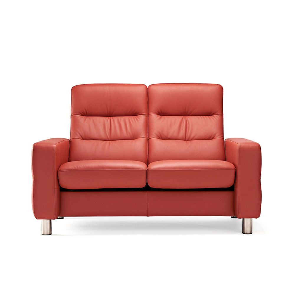 Stressless Wave High Back 2 Seater Sofa Cori Leather