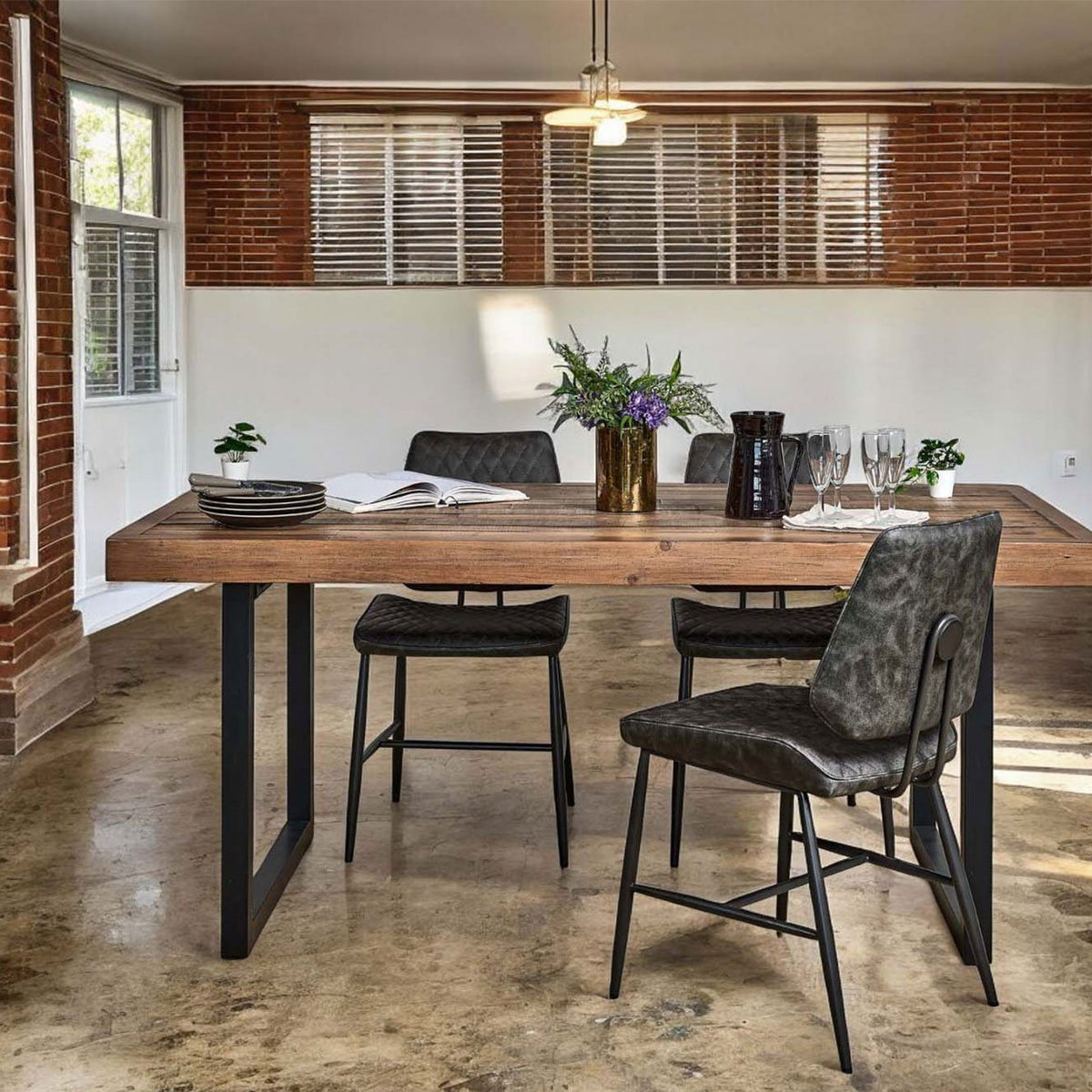 Adelaide Reclaimed Wood Dining Table 180cm
