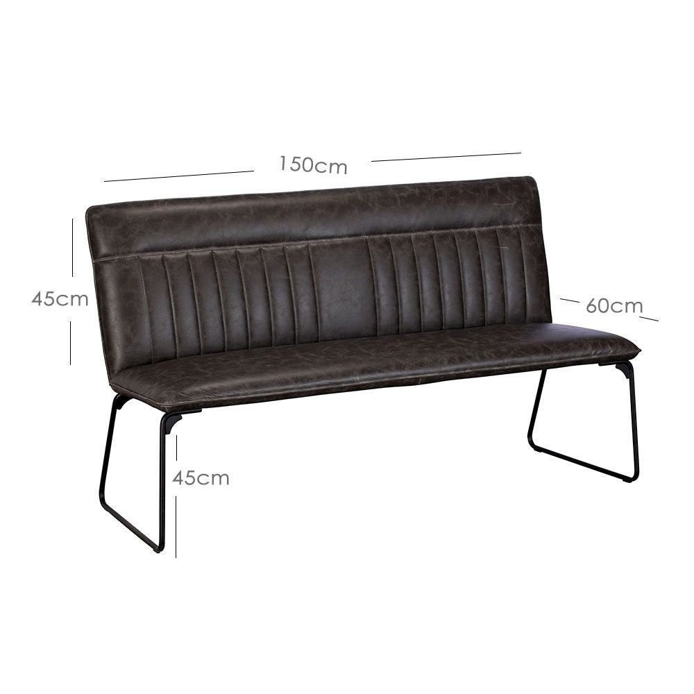 Hardy Bench Seat - Grey