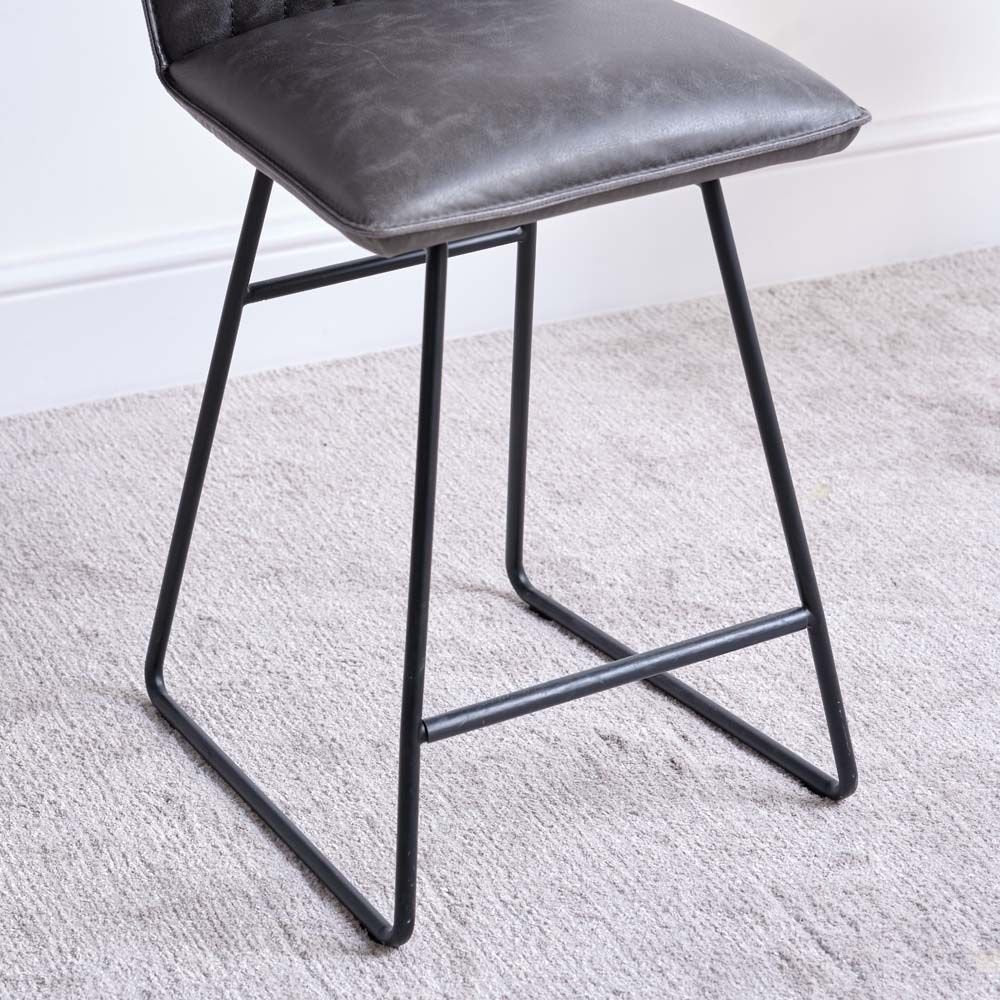 Hardy Bar Stool - Grey (Set of 2)