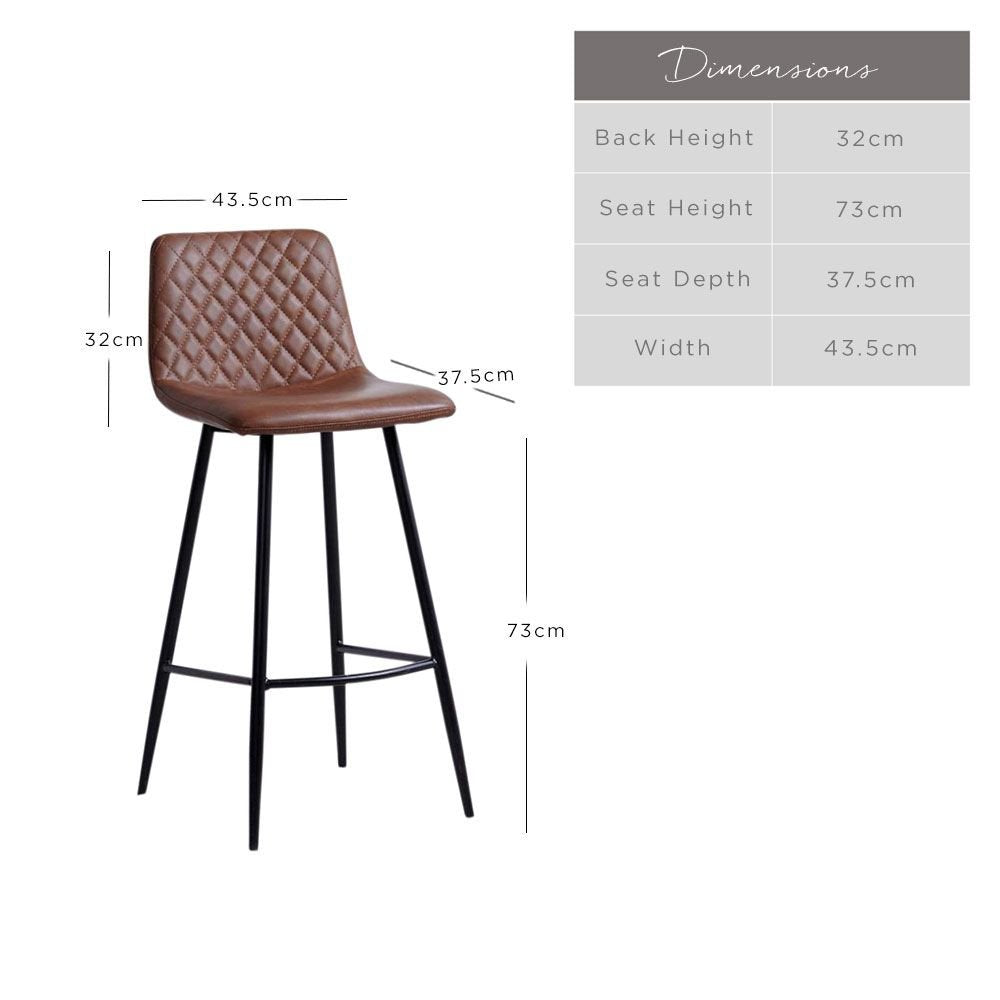 Ripley Bar Stool - Tan (Set of 2)