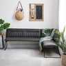 Hardy Grey Corner Bench Seating (Left Hand Facing)