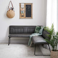 Hardy Grey Corner Bench Seating (Right Hand Facing)