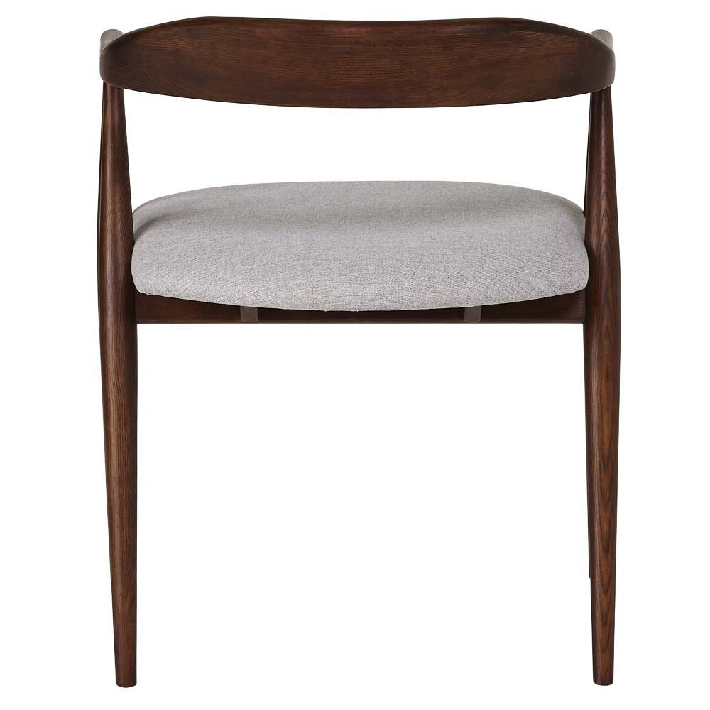 Ercol Lugo Dark Wood Dining Chairs With Arms
