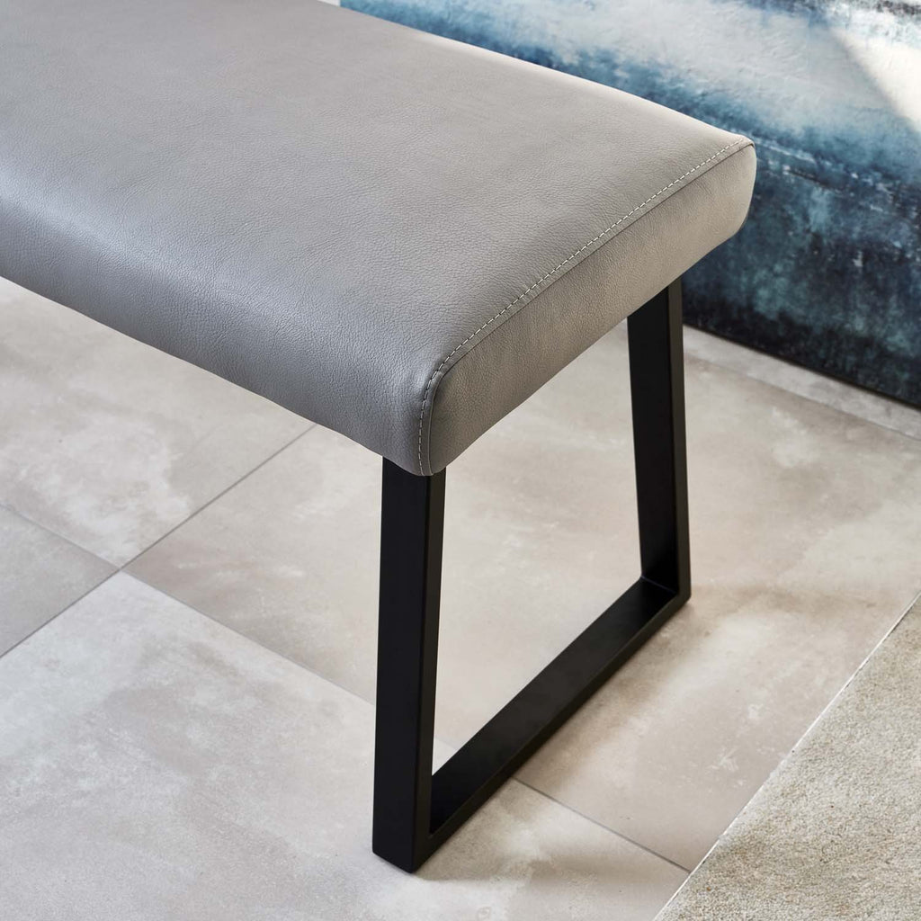 Paulo Dining Bench - Grey