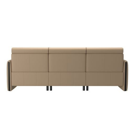 Stressless Emily 3 Seat Sofa Wood Arm - Paloma/Cori Leather