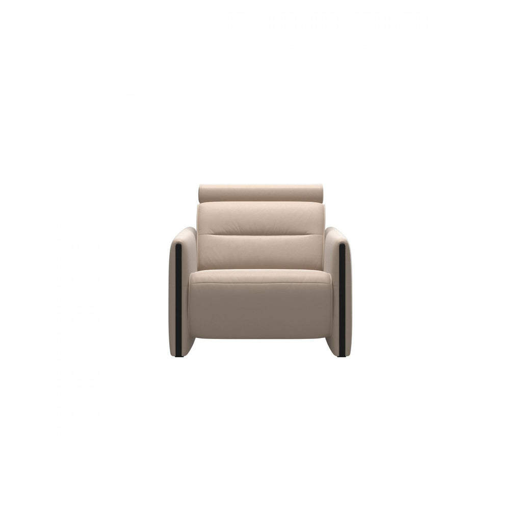 Stressless Emily Armchair Wood Arm - Paloma/Cori Leather